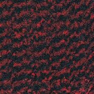 Vyna-Plush 0.6m x 0.9m, schwarz/rot
