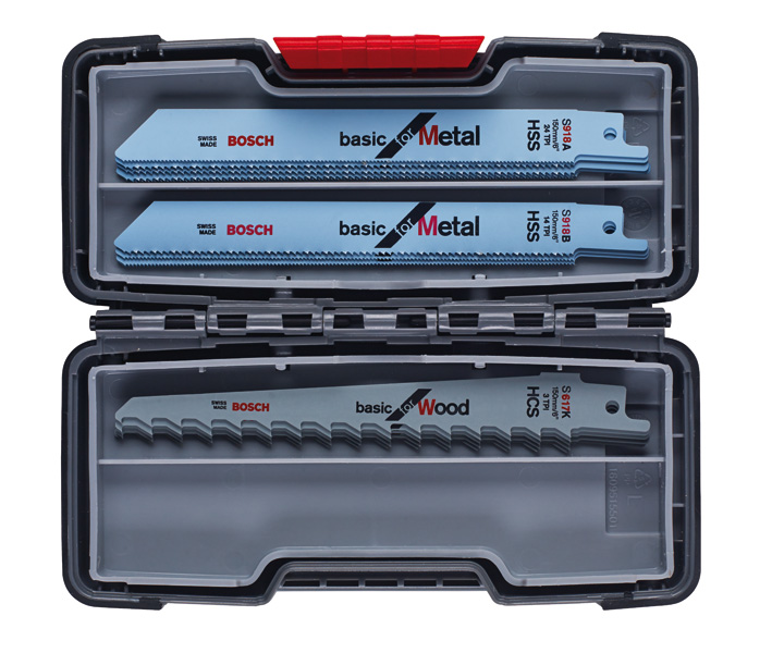 15-tlg. Säbelsägeblatt-Set Wood and Metal Basic