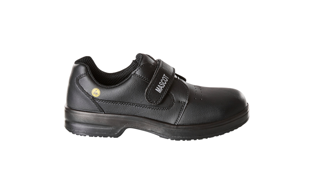 Sicherheitshalbschuh S2, Klettverschluss Arbeitsschuhwerk S2 Sicherheitsschuhe Größe 0835, schwarz