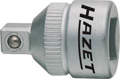 Reduzierstück 3/8"-Innenvierkant auf 1/4"-Außenvierkant Hazet
