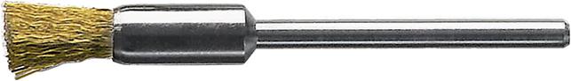 Miniatur-Pinselbürste Messing gew. 5x0,1mm Lessmann