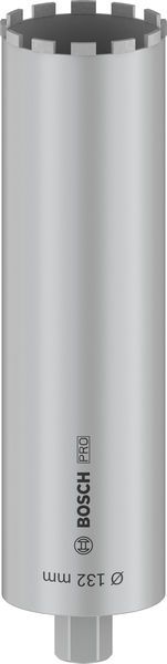 PRO Nassbohrkrone, 132 x 450 mm, G 1 1/4 Zoll UNC