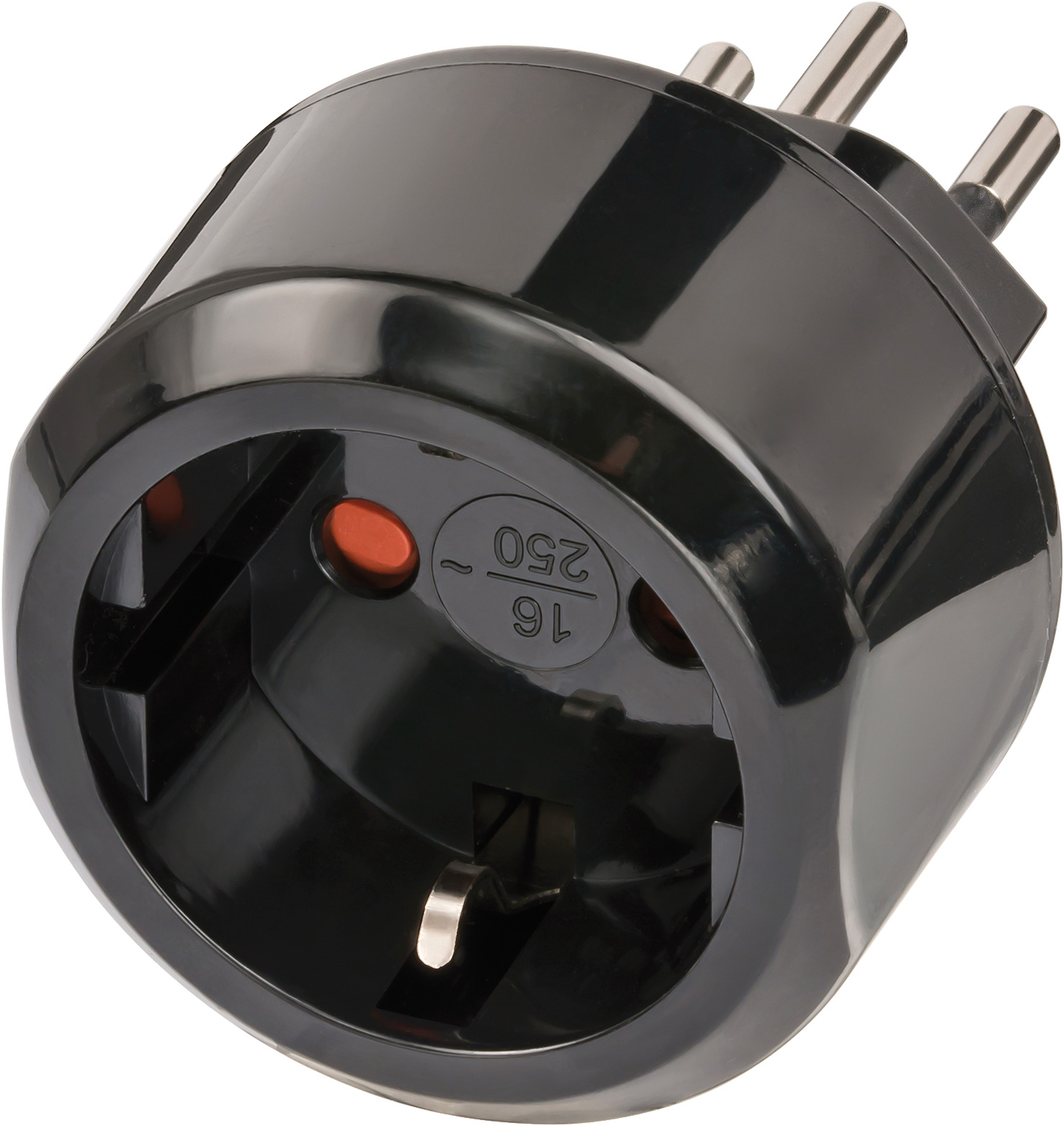 Reisestecker Schutzkontakt/CH mit 10A Sicherung