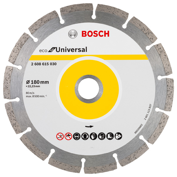 Diamanttrennscheibe Eco For Universal, D: 180 mm