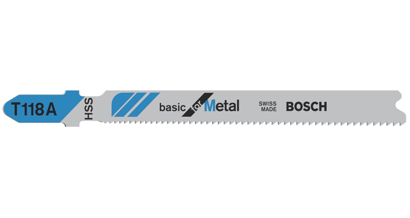Stichsägeblatt T 118 A Basic for Metal, 3er-Pack