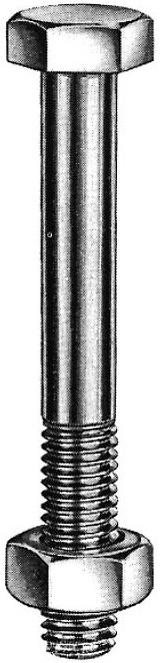 Bauschrauben Mu galZn M12x160 HP mit CE E-NORMpro