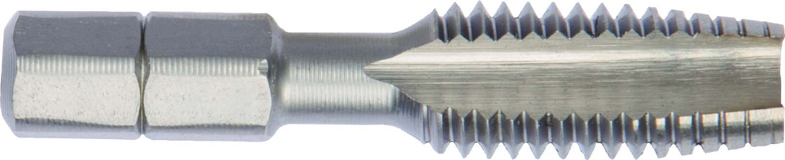 Einschnitt Gewindebohrer HSS 1/4" 6-kant Aufnahme M 10