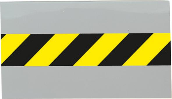 Warnstreifen 50 mm schwarz/gelb