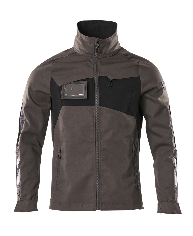 Jacke, Stretch-Einsätze Arbeitsjacke Größe 2XL, dunkelanthrazit/schwarz