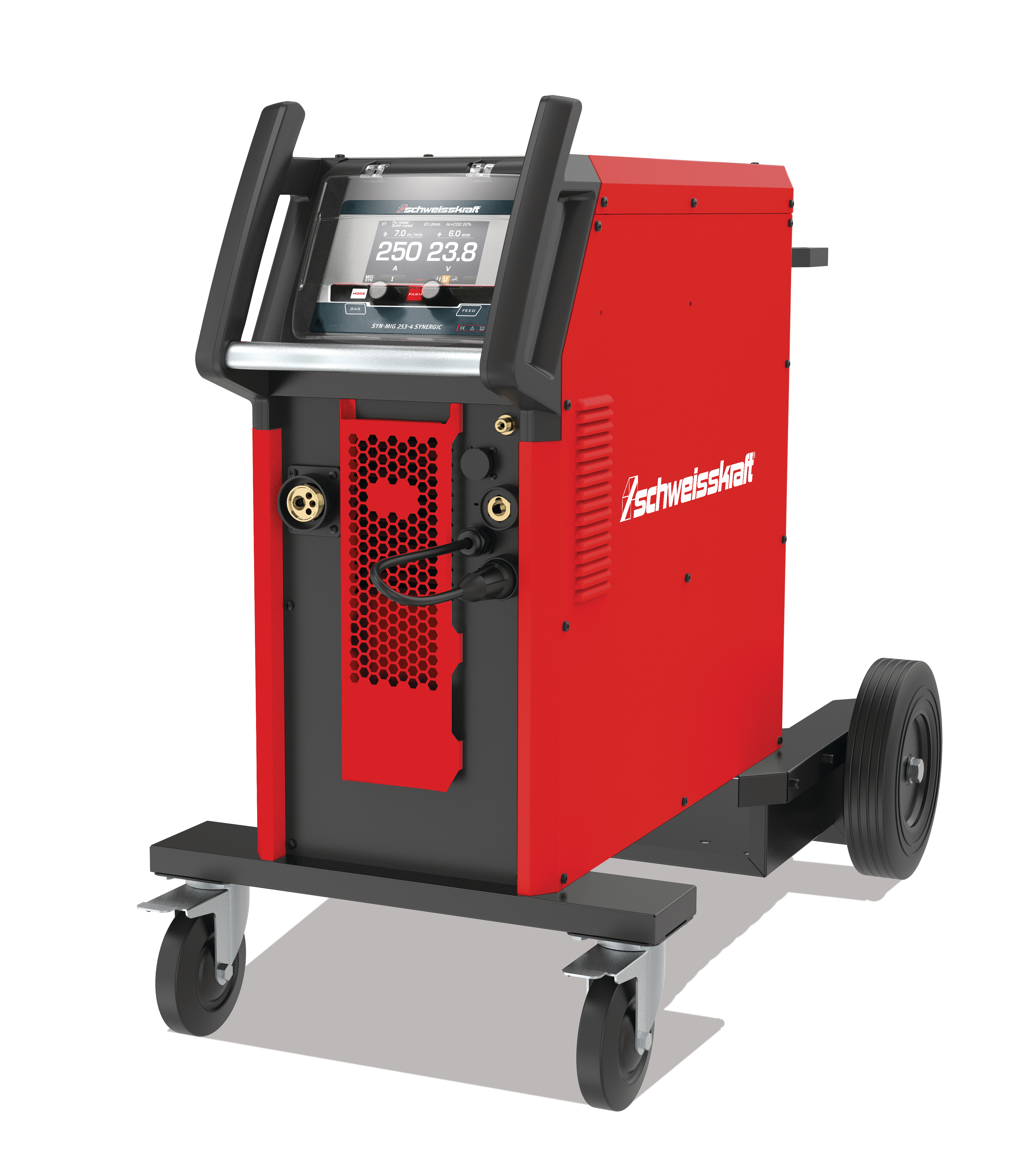 Schweisskraft MIG/MAG Inverter-Schweißgerät SYN-MIG 253-4 Synergic