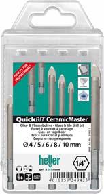 Glasbohrer-Satz CeramicMaster 5-teilig heller