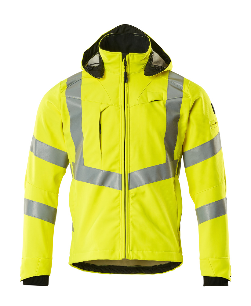 MASCOT® Blackpool Soft Shell Jacke Größe 2XL, hi-vis gelb