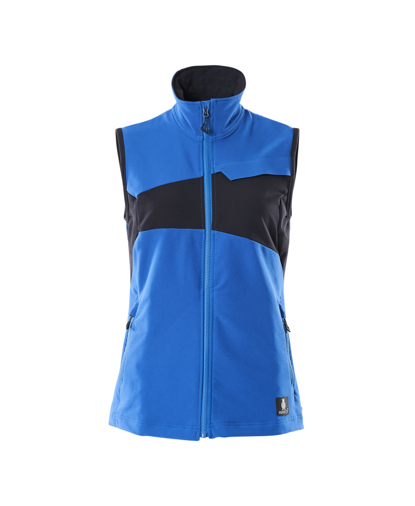 Weste, Damen, ULTIMATE STRETCH, leicht Weste Größe 2XL, azurblau/schwarzblau