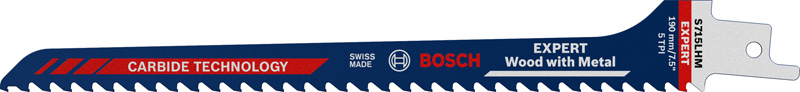 EXPERT Wood with Metal S715LHM Säbelsägeblatt, 1 Stück