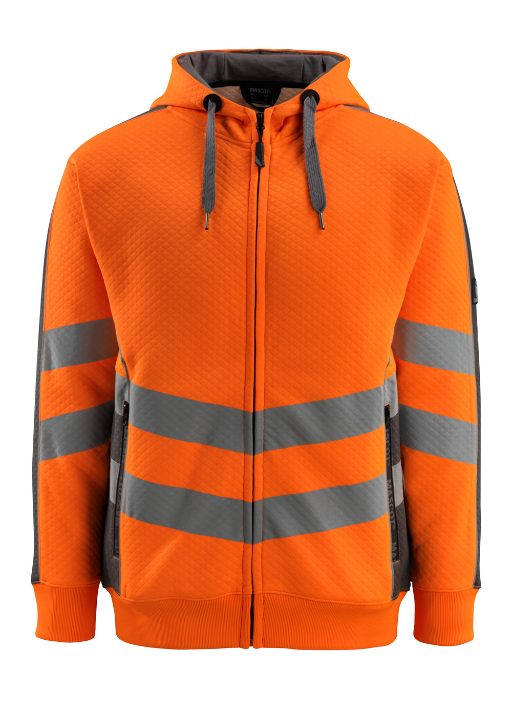 MASCOT® Corby Kapuzensweatshirt Größe 2XL, hi-vis orange/dunkelanthrazit