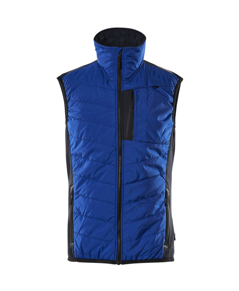 Thermoweste mit CLIMASCOT® Thermoweste Größe 2XL, kornblau/schwarzblau