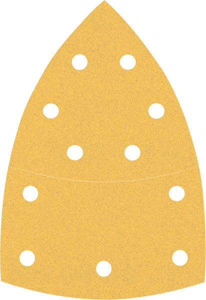 EXPERT C470 Schleifpapier mit 11 Löchern, 102 x 62 mm, 93 mm, K 120, 10er-Pack