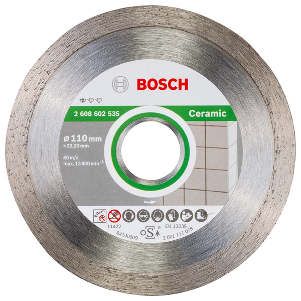 Diamanttrennscheibe Standard for Ceramic, 110 x 22,23 x 1,6 x 7,5 mm
