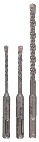SDS plus-5 Hammerbohrer-Set, 3-tlg., 5/6/8 mm