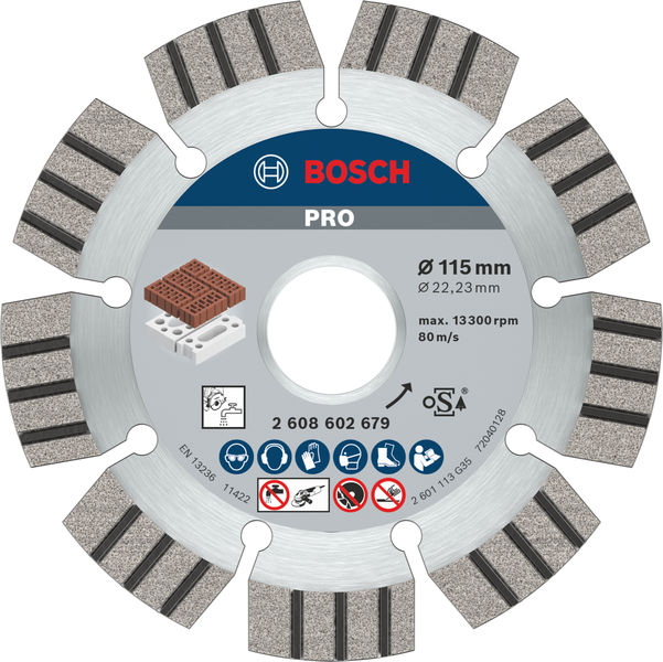 PRO Abrasive Diamanttrennscheibe, 115 x 22,23 mm