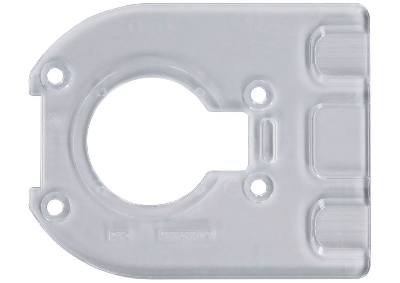 PRO Grundplatte, halbrund, 7 x 93 x 118 mm