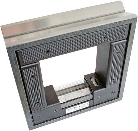 Rahmen-Richtwasserwaage 100x100mm/0,1mm/m ROECKLE