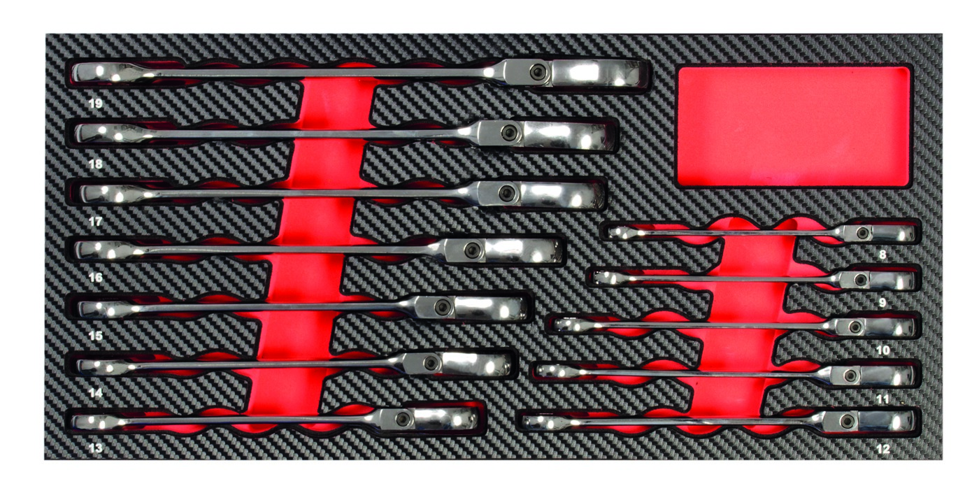 GearTech Schluessel Einlage "flexibel"  12tlg