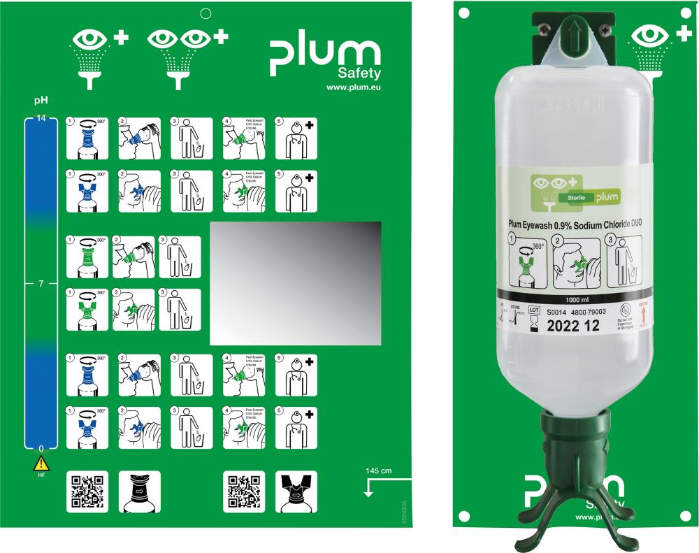 Augenspülstation Duo, incl.1 Fl.1000 ml