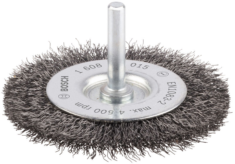 PRO Metal clean Scheibenbürste, gerader Schaft, 75 x 0,2 mm