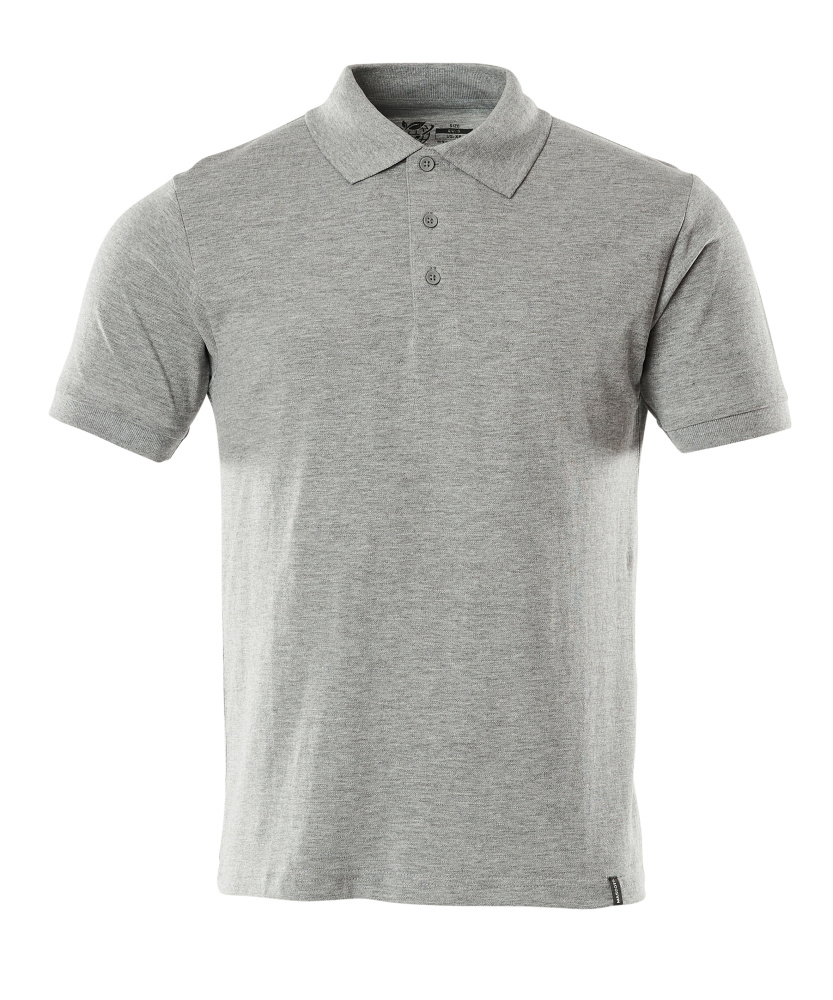 Polo-Shirt,moderne Passform Polo-shirt Größe 2XLONE, grau-meliert