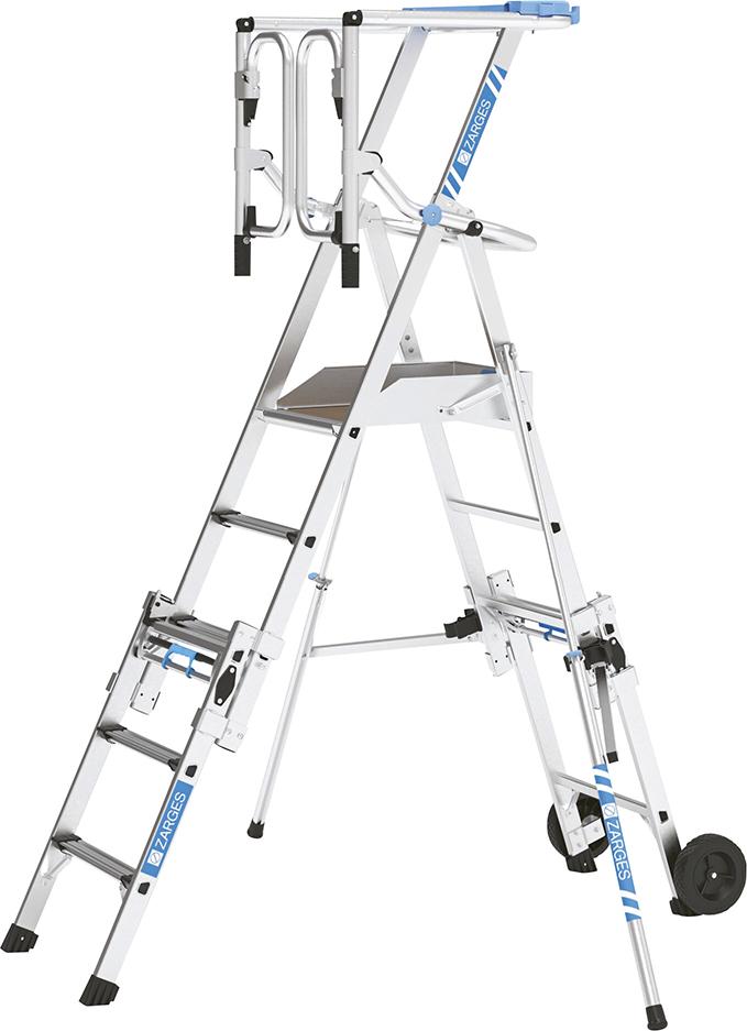 Zarges Plattformleiter ZAP Masterflex Plus S 5 Sprossen Länge 1,8 m