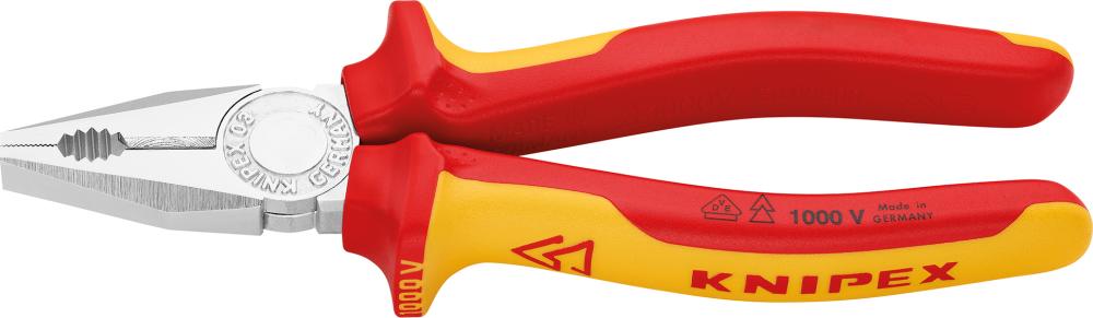 Kombinationszange VDE mitMehrkomponenten-Griffen 160mm KNIPEX