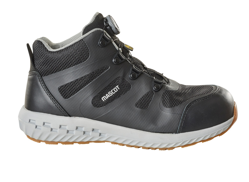 Sicherheitsstiefel S1P mit BOA® Sicherheitsstiefelette S1P Sicherheitsschuhe Größe 1039, schwarz