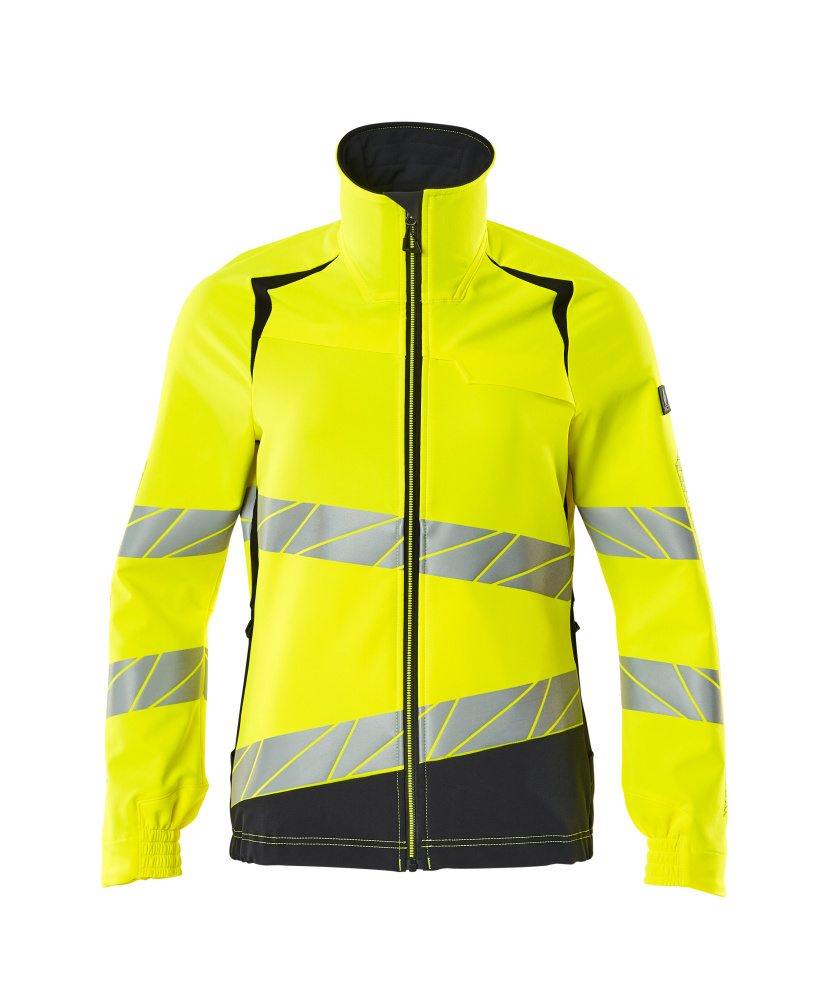 Jacke, Damen, ULTIMATE STRETCH Arbeitsjacke Größe 2XL, hi-vis gelb/schwarzblau