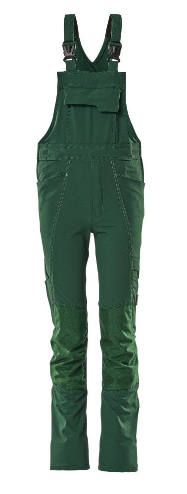 Latzhose für Kinder, ULTIMATE STRETCH Latzhose für Kinder Größe 104, grün