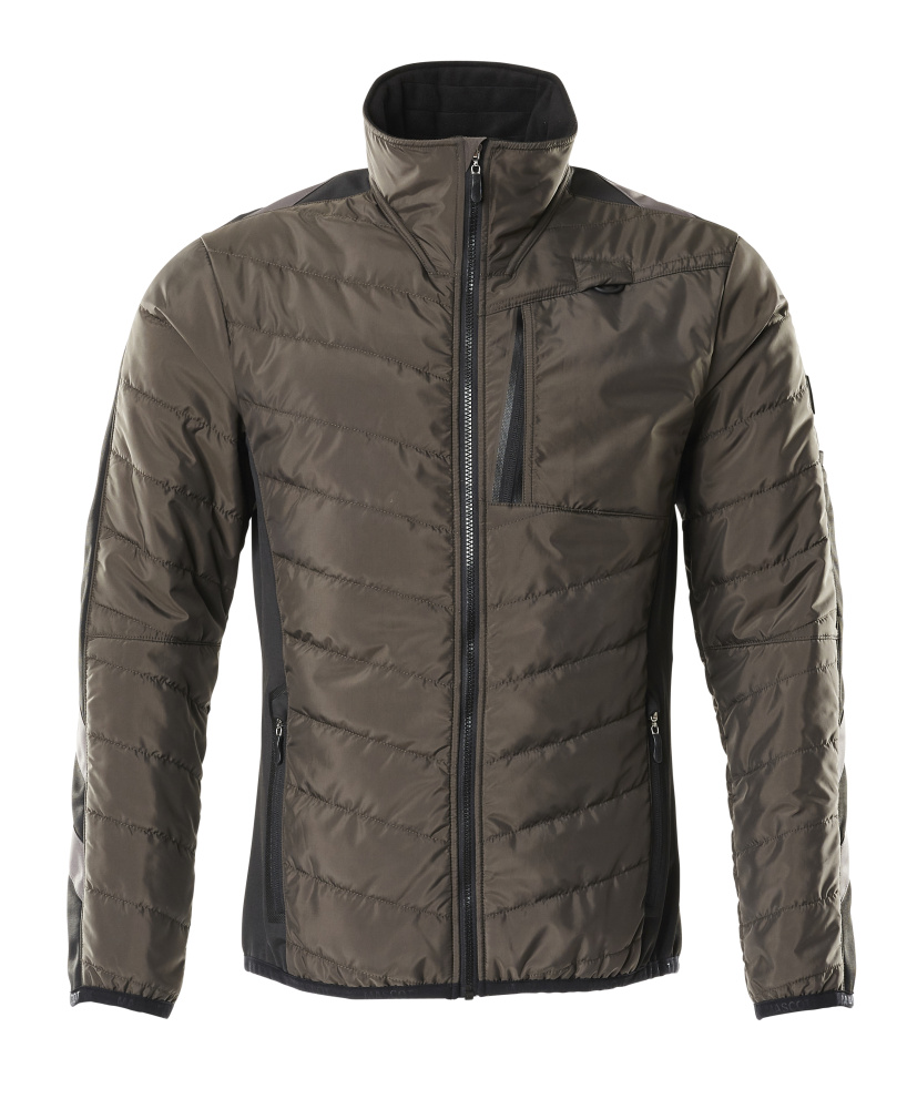 Thermojacke mit CLIMASCOT® Thermojacke Größe 2XL, dunkelanthrazit/schwarz
