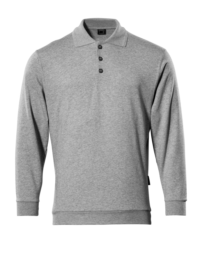 MASCOT® Trinidad Polo-sweatshirt Größe 2XL, grau-meliert