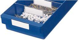 Etikett weiß für Kleinteilebox B152 mm VE 10 Stk. LA-KA-PE