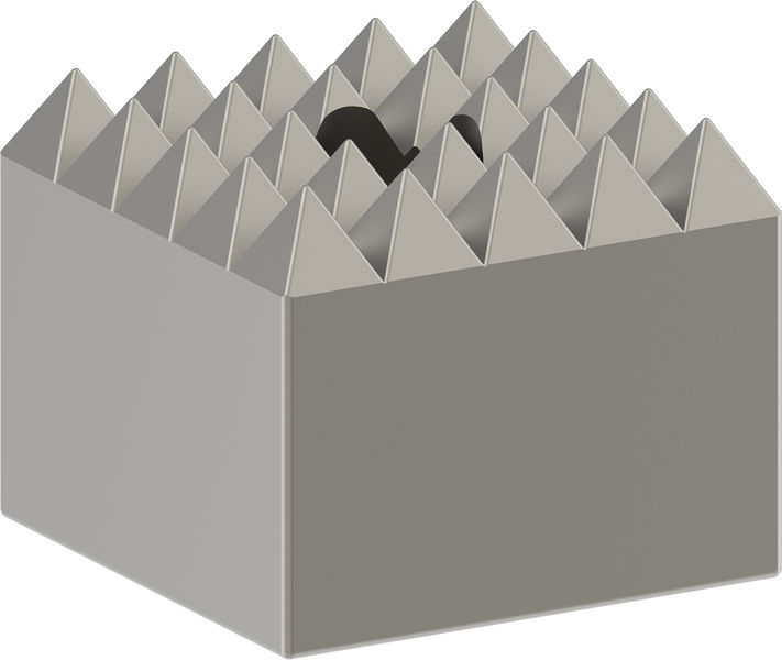 PRO SDS max-4C Stahl-Stockerplatte, 60 x 60 mm