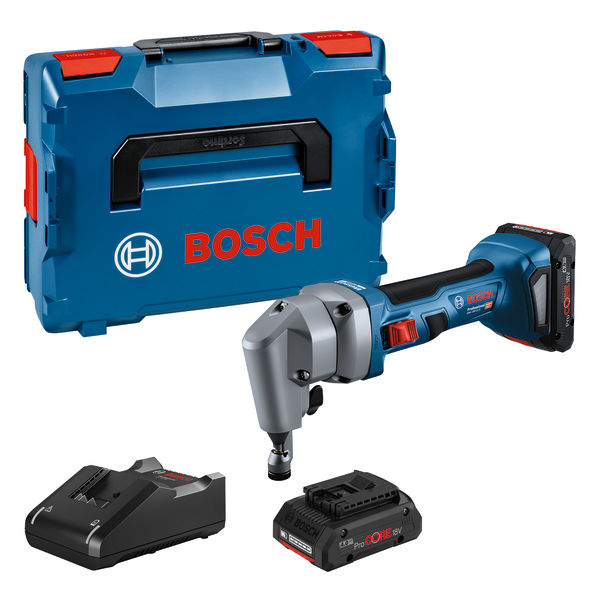 Akku-Nager GNA 18V-16 E, 2 x Akku ProCORE18V 4.0Ah in L-BOXX
