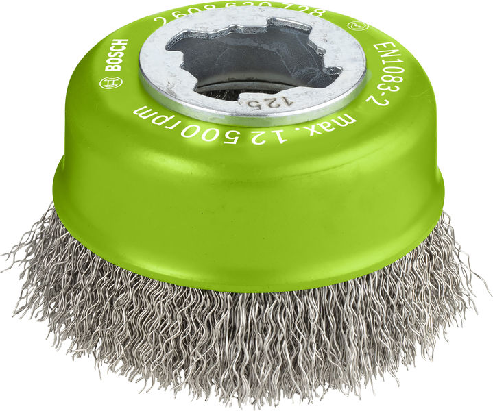 PRO Stainless Steel clean X-Lock Topfbürste, 75 x 0,3 mm