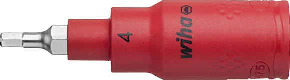 Schraubendrehereinsatz 3/8" Innensechskant VDE 4x75mm Wiha