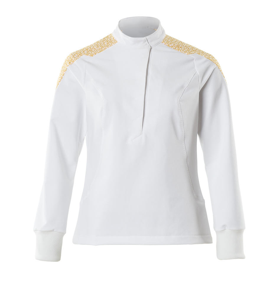 Schlupfkasack, Damen, ULTIMATE STRETCH Schlupfskasack Größe 2XL, weiss/currygelb