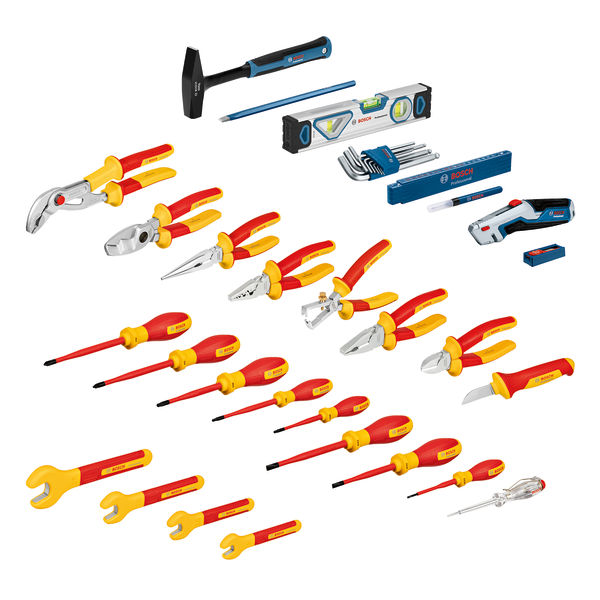 Combo Kit Elektrikerkoffer 37-tlg.
