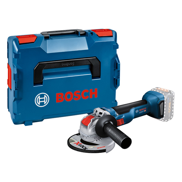 Akku-Winkelschleifer mit X-LOCK GWX 18V-10 in L-BOXX
