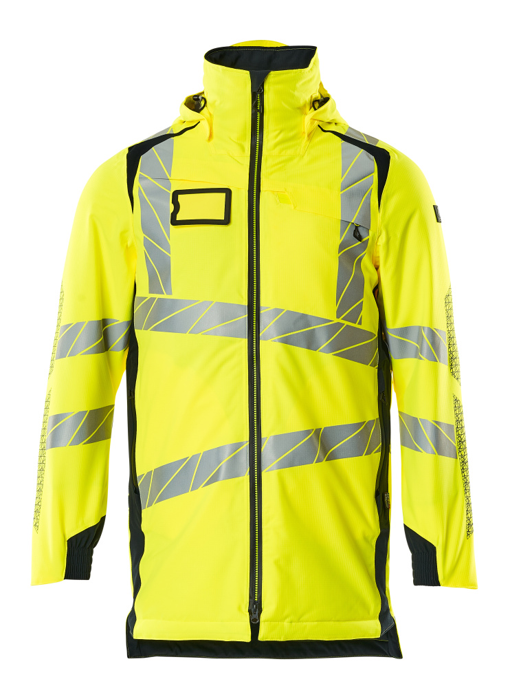 Parka CLIMASCOT®-Futter,geringes Gewicht Parka Größe 2XL, hi-vis gelb/schwarzblau