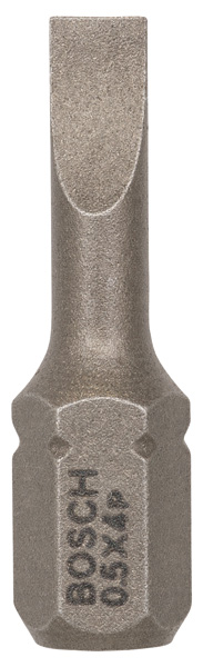 Schrauberbit Extra-Hart S 0,5 x 4,0, 25 mm, 25er-Pack