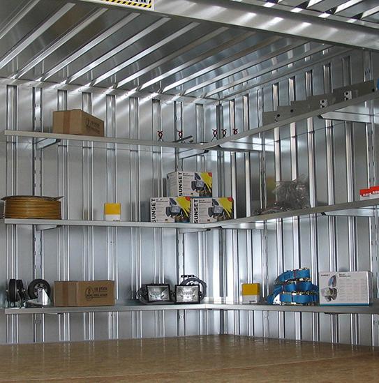 Regalsystem 2, 3 Ebenen, 2m lang, 420mm tief BOS Regalsystem 2, 3 Ebenen, 2m lang, 420mm tief BOS