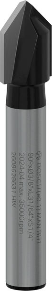 PRO V-Nut Fräser, 6,35 x 9,5 x 45 mm