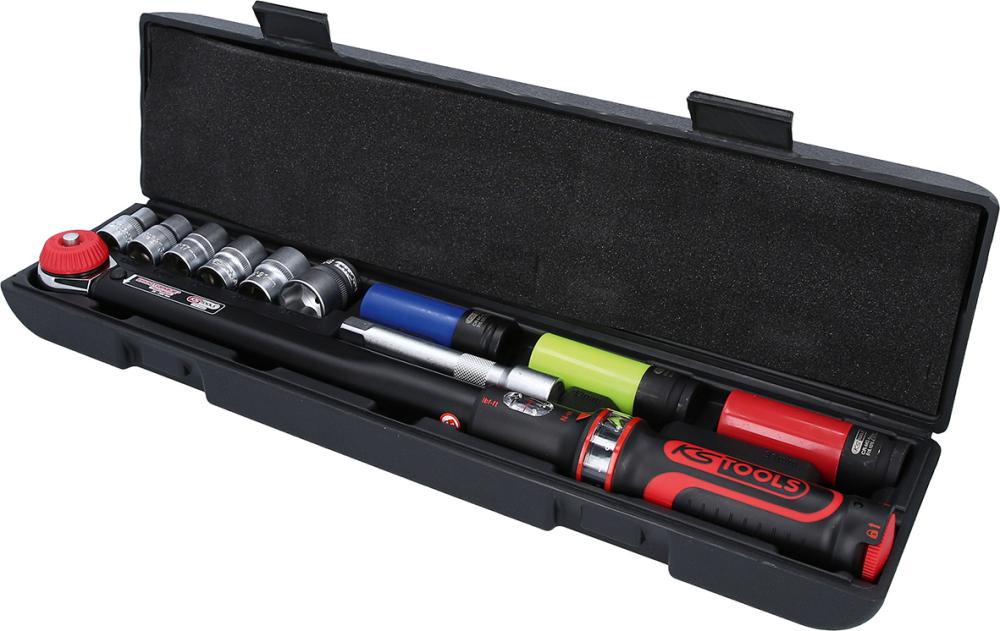 1/2" ERGOTORQUEprecision Drehmomentschlüssel-Satz 20-200Nm, 11-tlg KS TOOLS